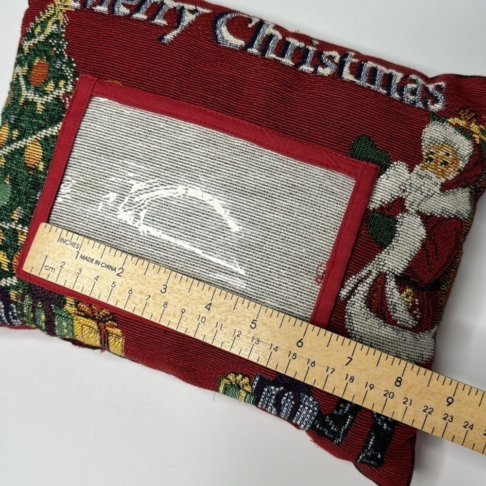 Christmas pillow with photo frame - Picture 6 of 7
